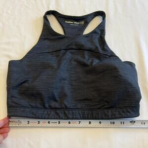 Outdoor Voices Move Free Crop Top Long Line Sport Bra in Night Sz M